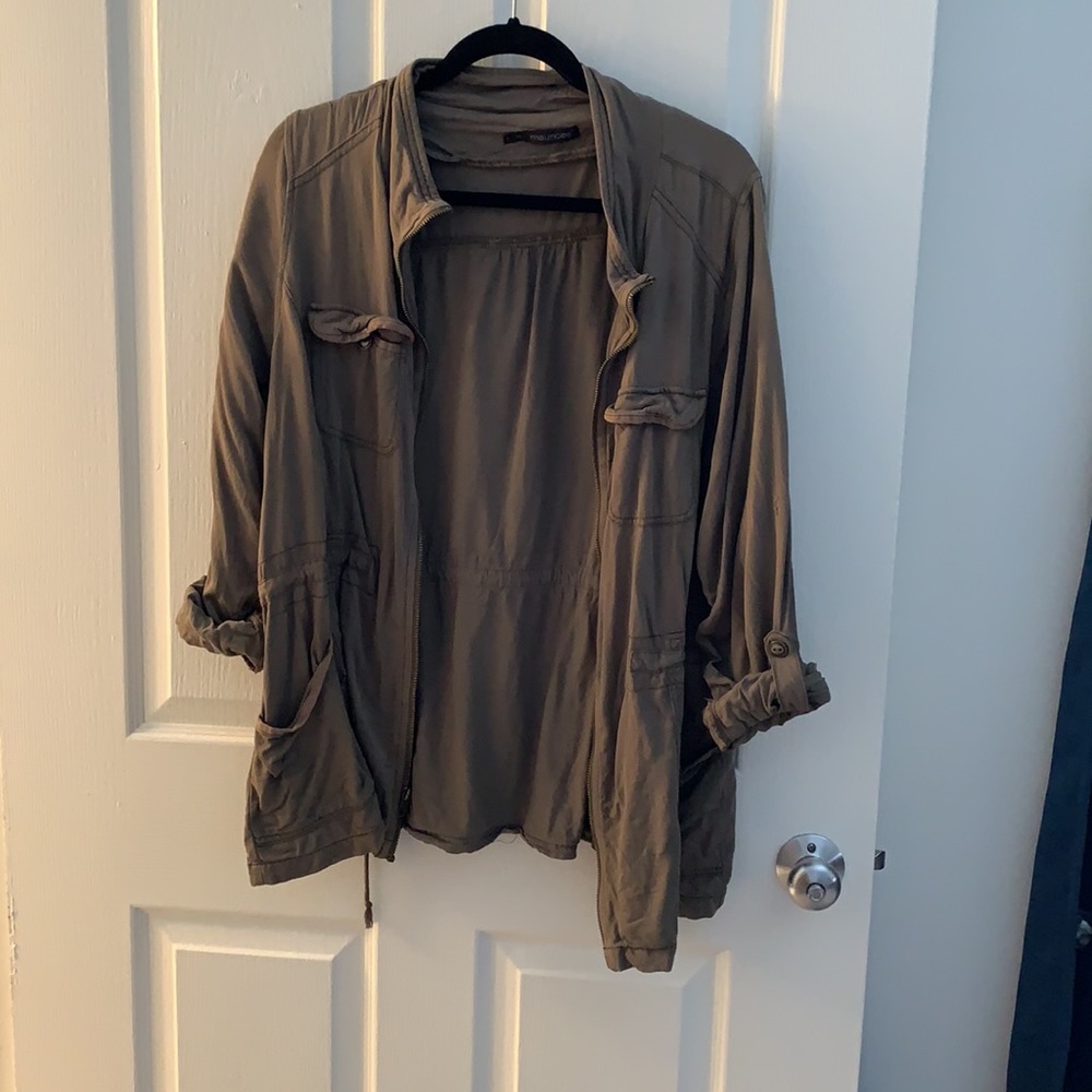 Women’s Plus Size Army Green Jacket